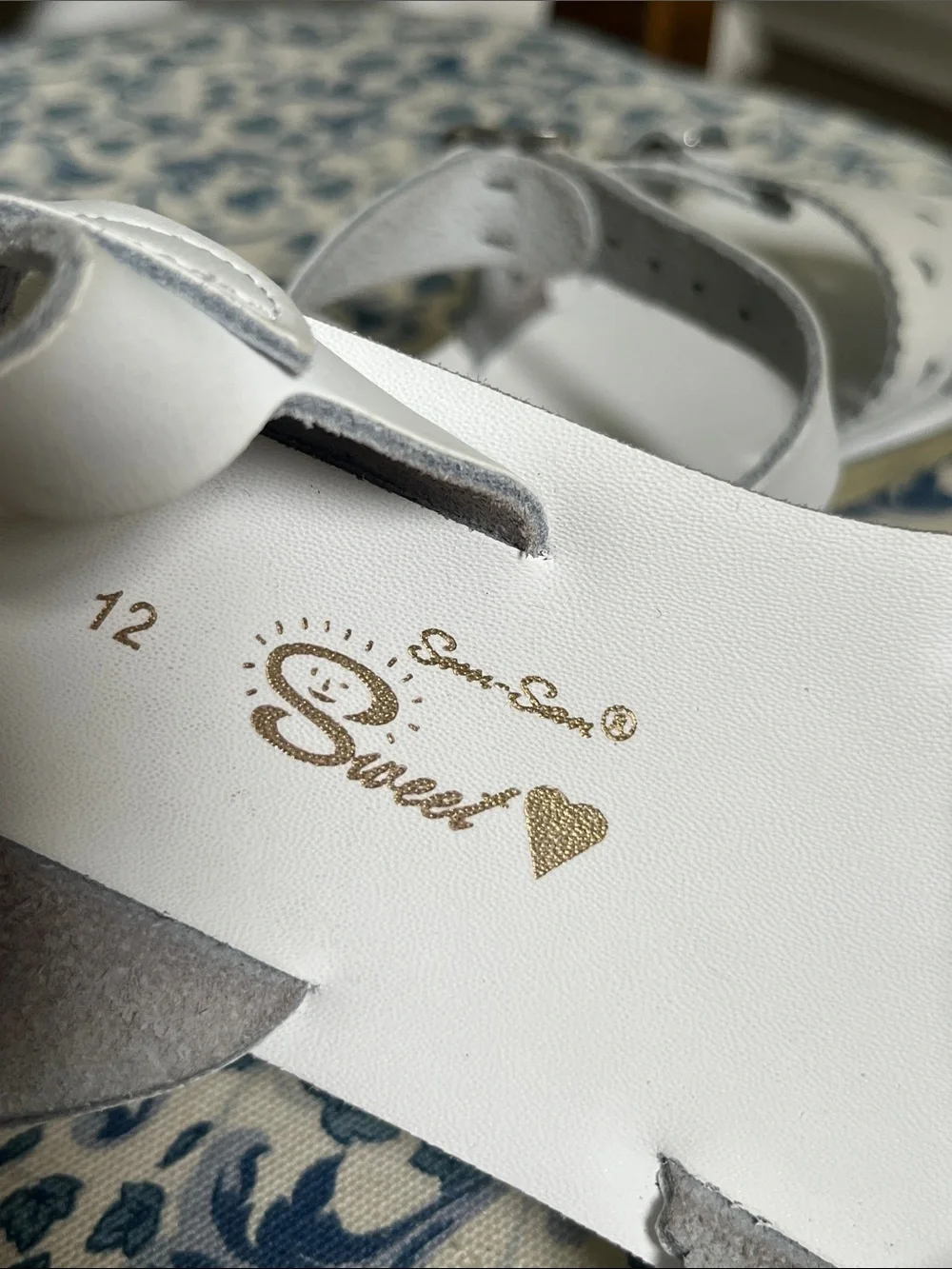 Sun-San Sweetheart Leather Sandals - White
